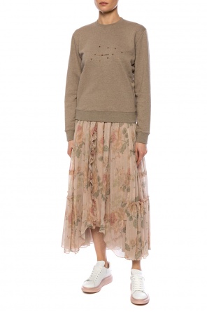 Asymmetrical skirt with floral motif, zdjęcie 2 Asymmetrical skirt with floral motif od Coach